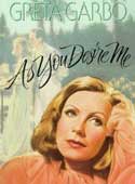 As You Desire Me movie poster